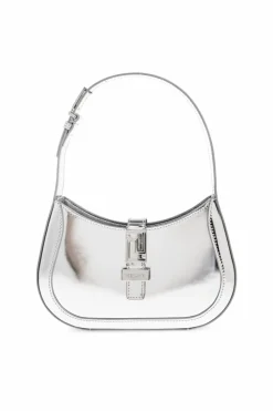 Versace SREBRNY Torba na ramię `Greca Goddess Small`