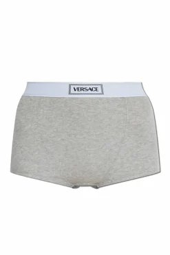 Versace SZARY Bawełniane bokserki