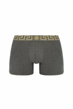 Versace SZARY Bawełniane bokserki