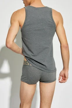 Versace SZARY Top z kolekcji ‘Underwear’