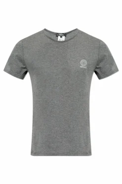 Versace SZARY T-shirt z kolekcji ‘Underwear’