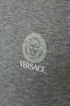Versace SZARY T-shirt z kolekcji ‘Underwear’