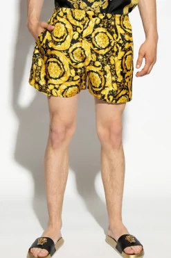 Versace ŻÓŁTY Dół od piżamy