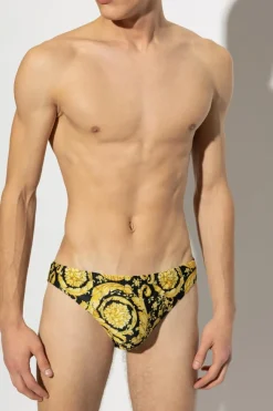 Versace ŻÓŁTY Slipy kąpielowe