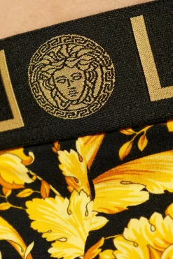 Versace ŻÓŁTY Wzorzyste slipy