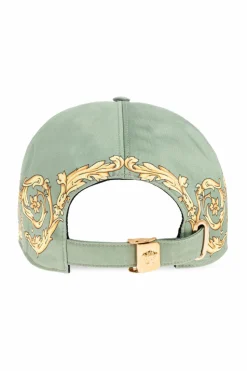 Versace ZIELONY Czapka z daszkiem