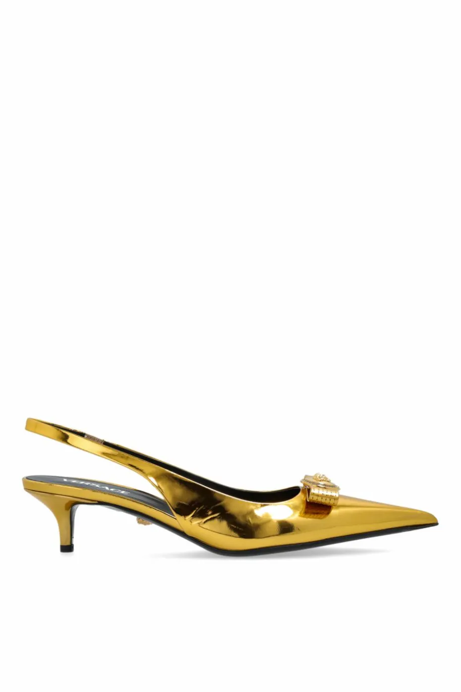 Versace ZŁOTY Buty na obcasie