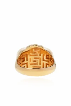 Versace ZŁOTY Pierścień z głową Meduzy