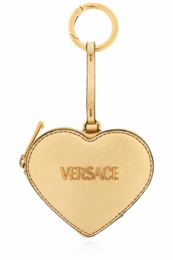 Versace ZŁOTY Saszetka z brelokiem