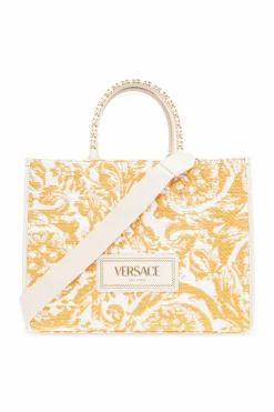 Versace ZŁOTY Torba `Athena Medium` typu `shopper`