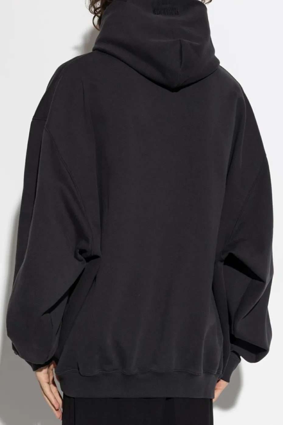 VETEMENTS CZARNY Bluza typu `oversize`