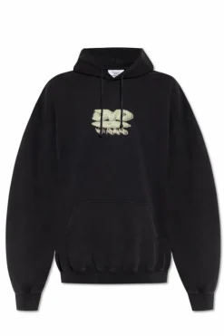 VETEMENTS CZARNY Bluza z nadrukiem