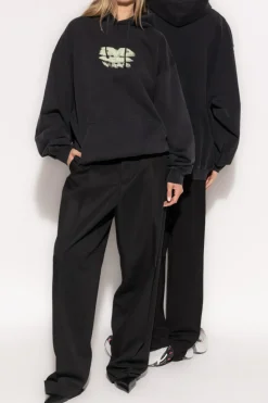 VETEMENTS CZARNY Bluza z nadrukiem