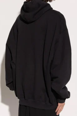 VETEMENTS CZARNY Bluza z nadrukiem