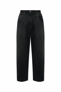 VETEMENTS CZARNY Jeansy z logo