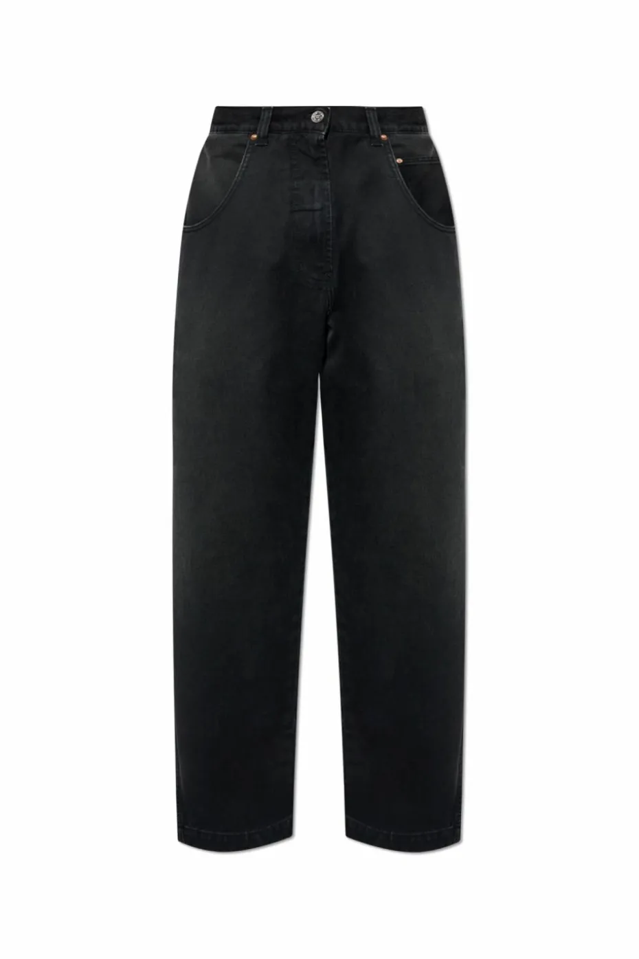 VETEMENTS CZARNY Jeansy z logo