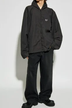 VETEMENTS CZARNY Jeansy z logo