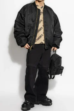 VETEMENTS CZARNY Jeansy z kieszeniami