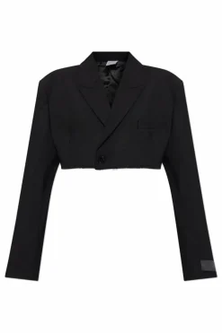VETEMENTS CZARNY Krótka marynarka