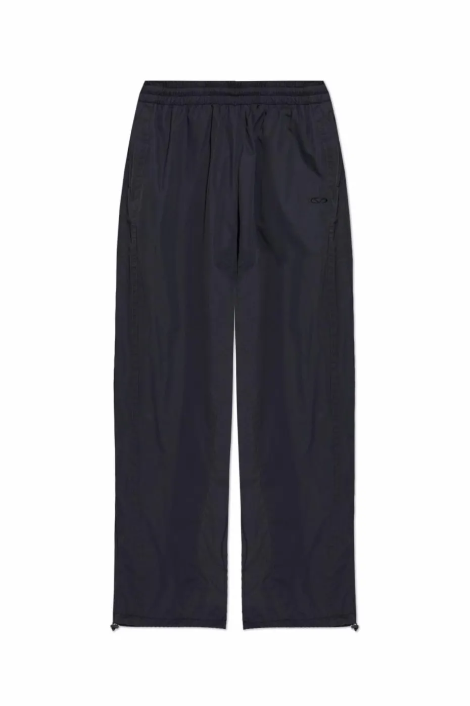 VETEMENTS CZARNY Spodnie z logo