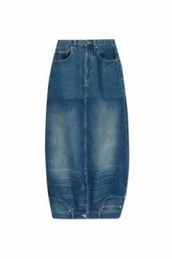 VETEMENTS NIEBIESKI Jeansowa spódnica