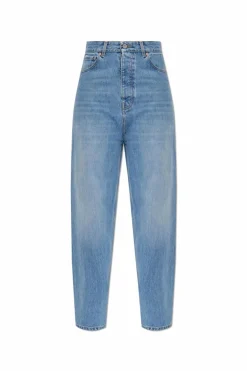 VETEMENTS NIEBIESKI Jeansy z logo