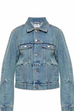 VETEMENTS NIEBIESKI Kurtka jeansowa