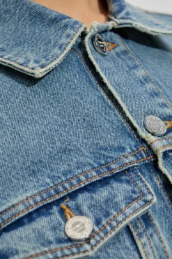 VETEMENTS NIEBIESKI Kurtka jeansowa
