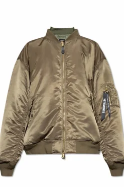 VETEMENTS ZIELONY Dwustronna kurtka `bomber` typu `oversize`