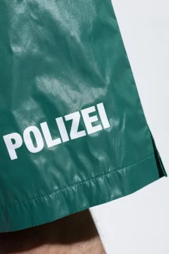 VETEMENTS ZIELONY Szorty kąpielowe