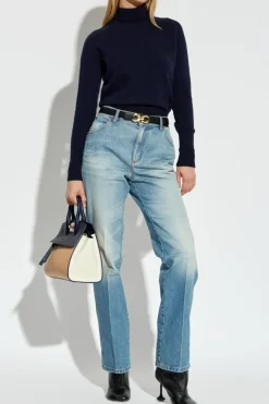 Victoria Beckham GRANATOWY Golf z logo