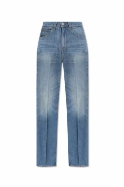 Victoria Beckham NIEBIESKI Jeansy z logo