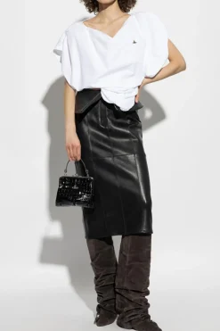 Vivienne Westwood BIAŁY Asymetryczny top