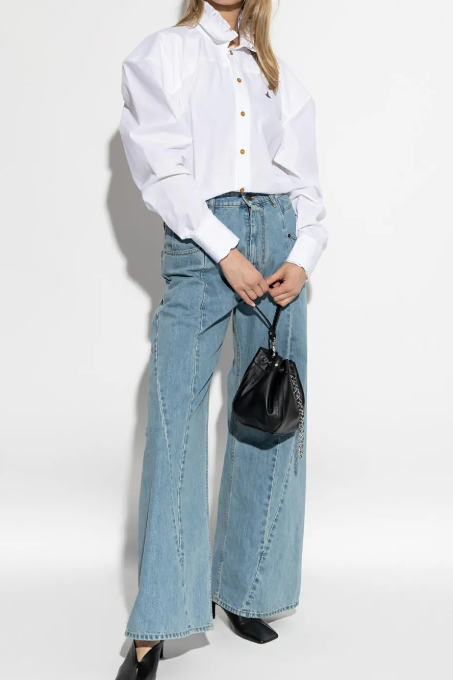 Vivienne Westwood BIAŁY Koszula z logo