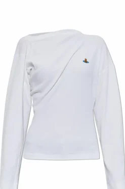 Vivienne Westwood BIAŁY Prążkowany top