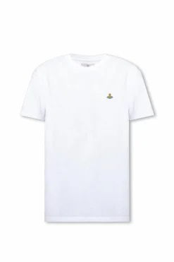 Vivienne Westwood BIAŁY T-shirt z logo