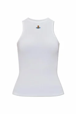 Vivienne Westwood BIAŁY Top z logo