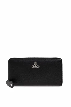 Vivienne Westwood CZARNY Portfel z logo