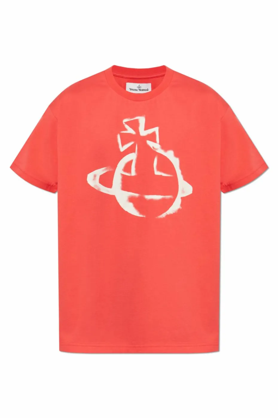 Vivienne Westwood CZERWONY T-shirt z logo