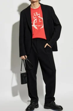 Vivienne Westwood CZERWONY T-shirt z logo