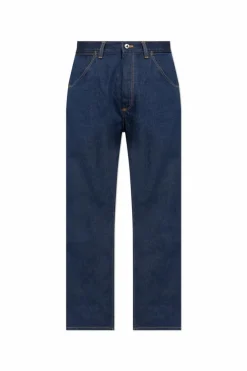Vivienne Westwood GRANATOWY Jeansy z logo