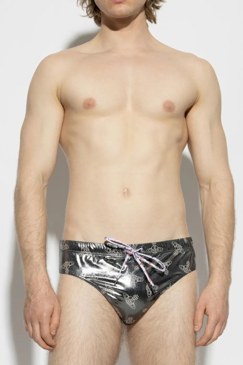 Vivienne Westwood SREBRNY Slipy kąpielowe