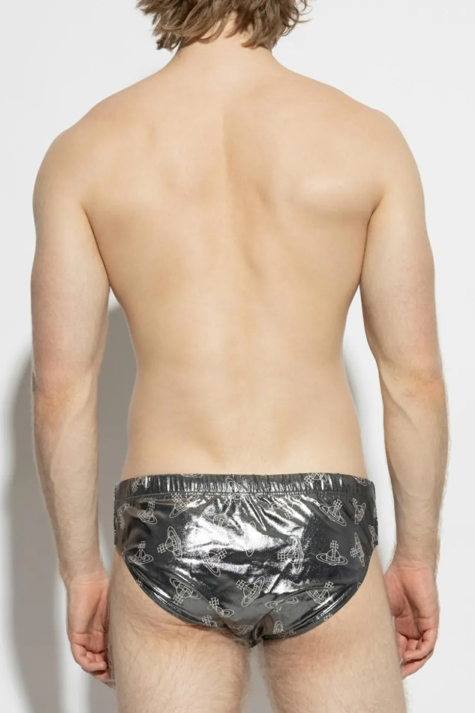 Vivienne Westwood SREBRNY Slipy kąpielowe