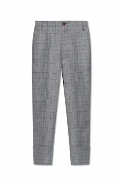 Vivienne Westwood SZARY Spodnie w kant