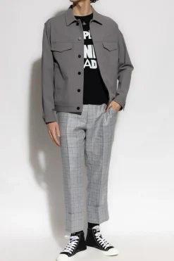 Vivienne Westwood SZARY Spodnie w kant