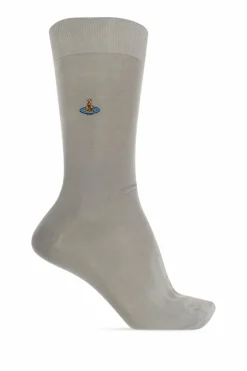 Vivienne Westwood SZARY Skarpety z logo