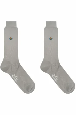 Vivienne Westwood SZARY Skarpety z logo