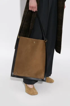 Wandler BRĄZOWY Torba `Penny` typu `shopper`