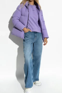 Woolrich FIOLETOWY Bluza z nadrukowanym logo