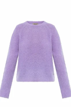Woolrich FIOLETOWY Sweter z okrągłym dekoltem